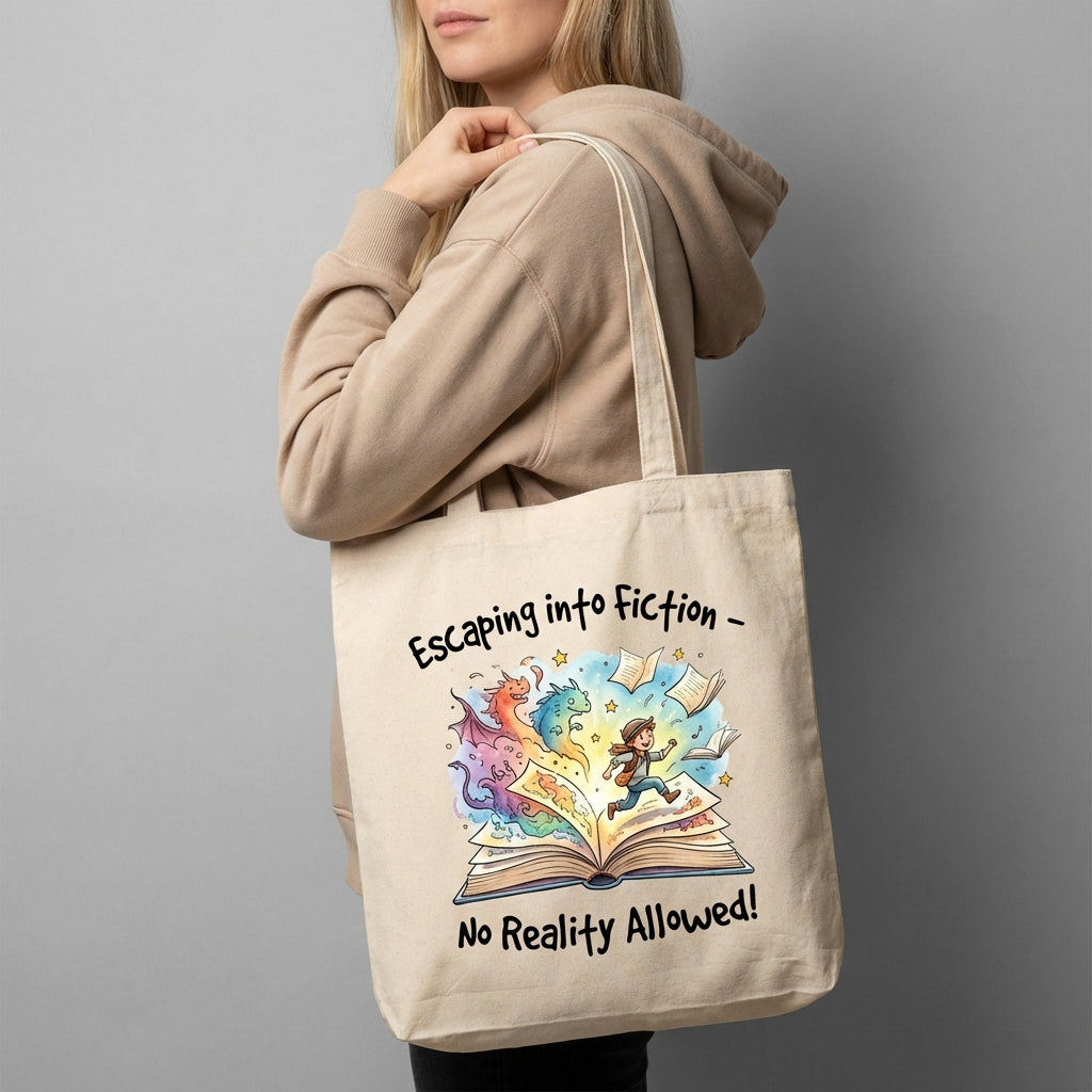 Escape Reality Fiction Adventure Bag Canvas Tote Bag