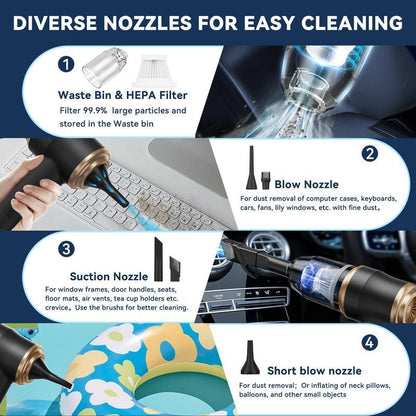 PowerVac™ Wireless Handheld Car Vacuum Cleaner