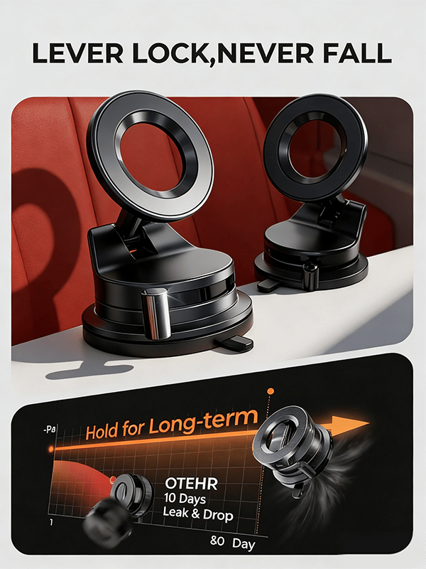 360°Vacuum Car Phone Holder 9