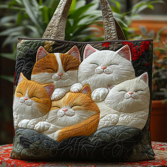 KittyZzz Quilted Tote Bag  Animal print
