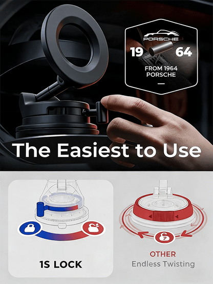 360°Vacuum Car Phone Holder 10