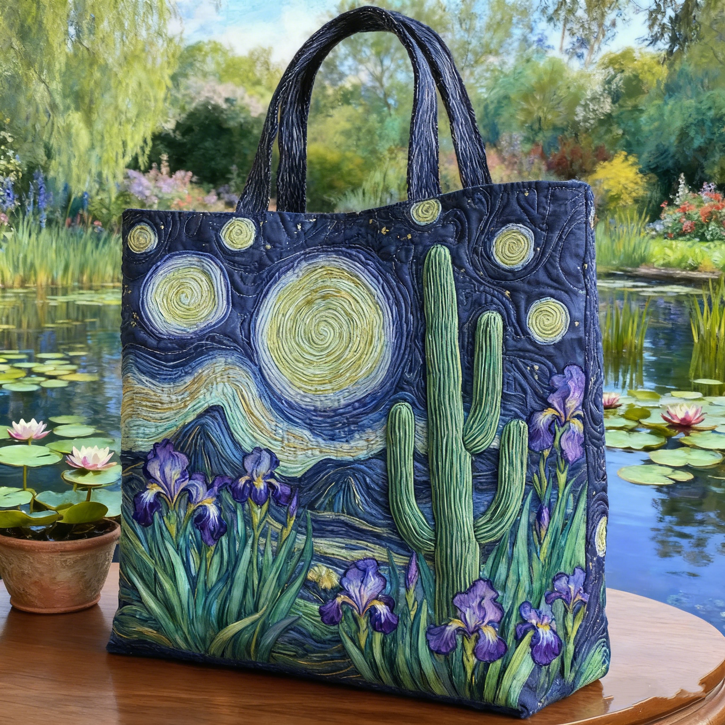 Cactus & Iris Starry Skies Tote Bag