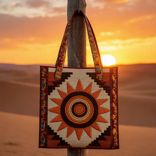 Desert Sun Quilted Tote Bag