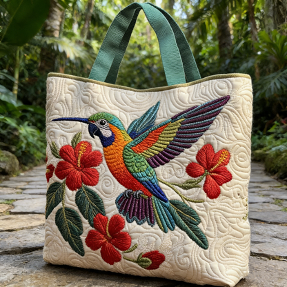 Jungle Inspired Quilted Tote Bag