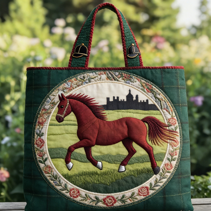 Highland Traditional Quilted Tote Bag