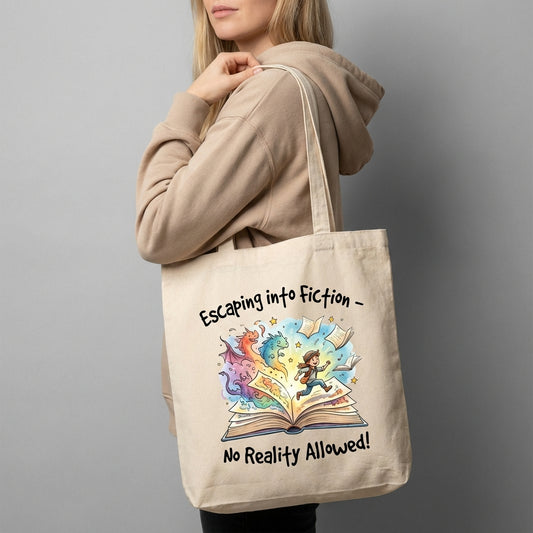 Escape Reality Fiction Adventure Bag Canvas Tote Bag