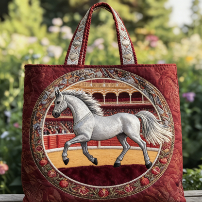 Iberian Passion Quilted Tote Bag