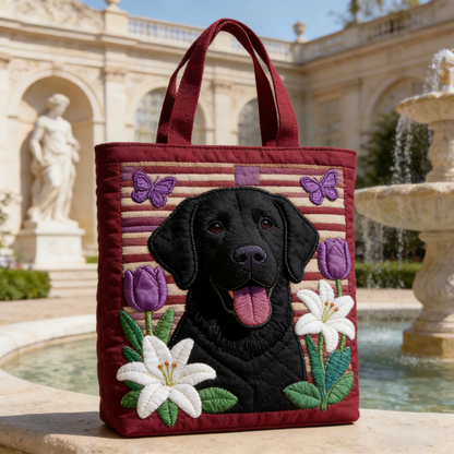 Palace Garden Pet Embroidery Tote Bag