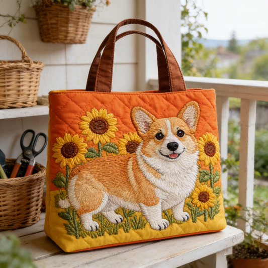 Sunny Pet Embroidery Tote bag