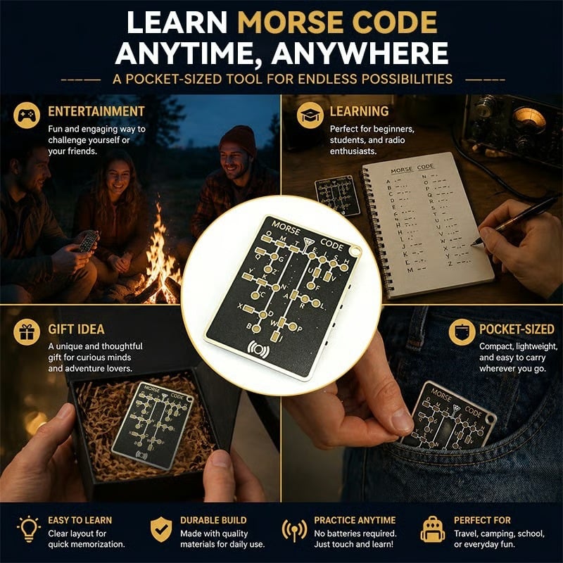 Morse Code Trainer Card Pro (LED Edition) 4