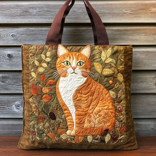 Cozy Cat CP0110224CL Quitled Tote Bag  Animal print
