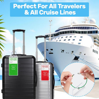 Cruise Essentials 2026- Cruise Must Haves Kit with Non-Surge Protector Power Strip, Lanyard with ID Holder, Magnetic Hoo 6