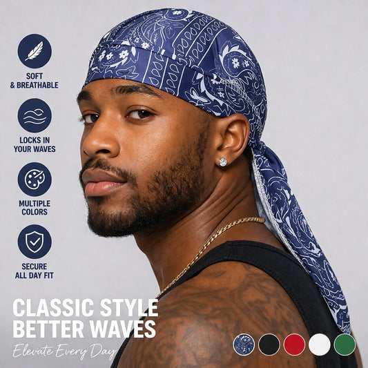 Paisley Cooling Headscarf Cap 1
