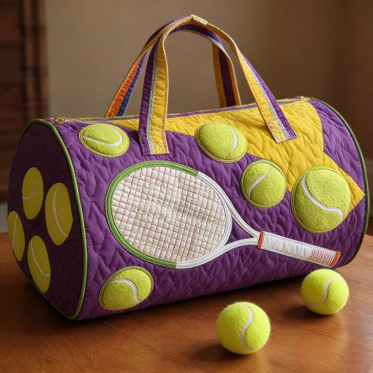 Stylish & Spacious Tennis Duffle Bag for Daily Use-QT6