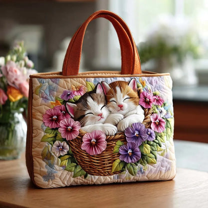 Charming Paws Quilted Tote Bag