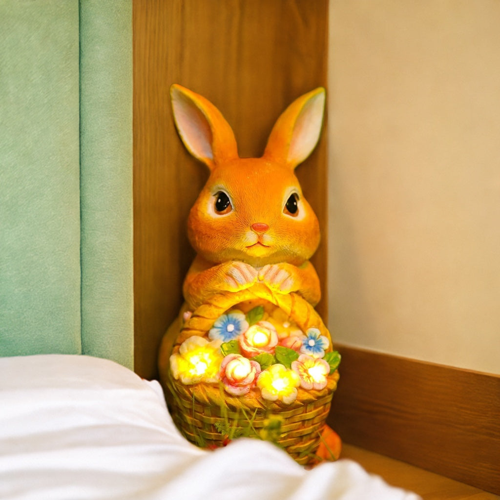 Easter Bunny Resin Art Lamp
