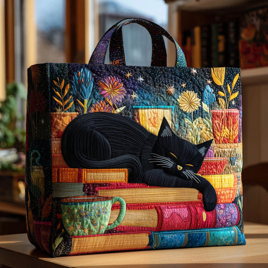 [ Next day shipment ] Sleeping Cat Quilted Tote Bag