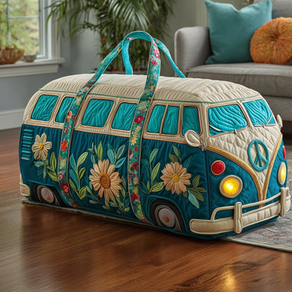 Hippie Van Quilted Duffle Bag
