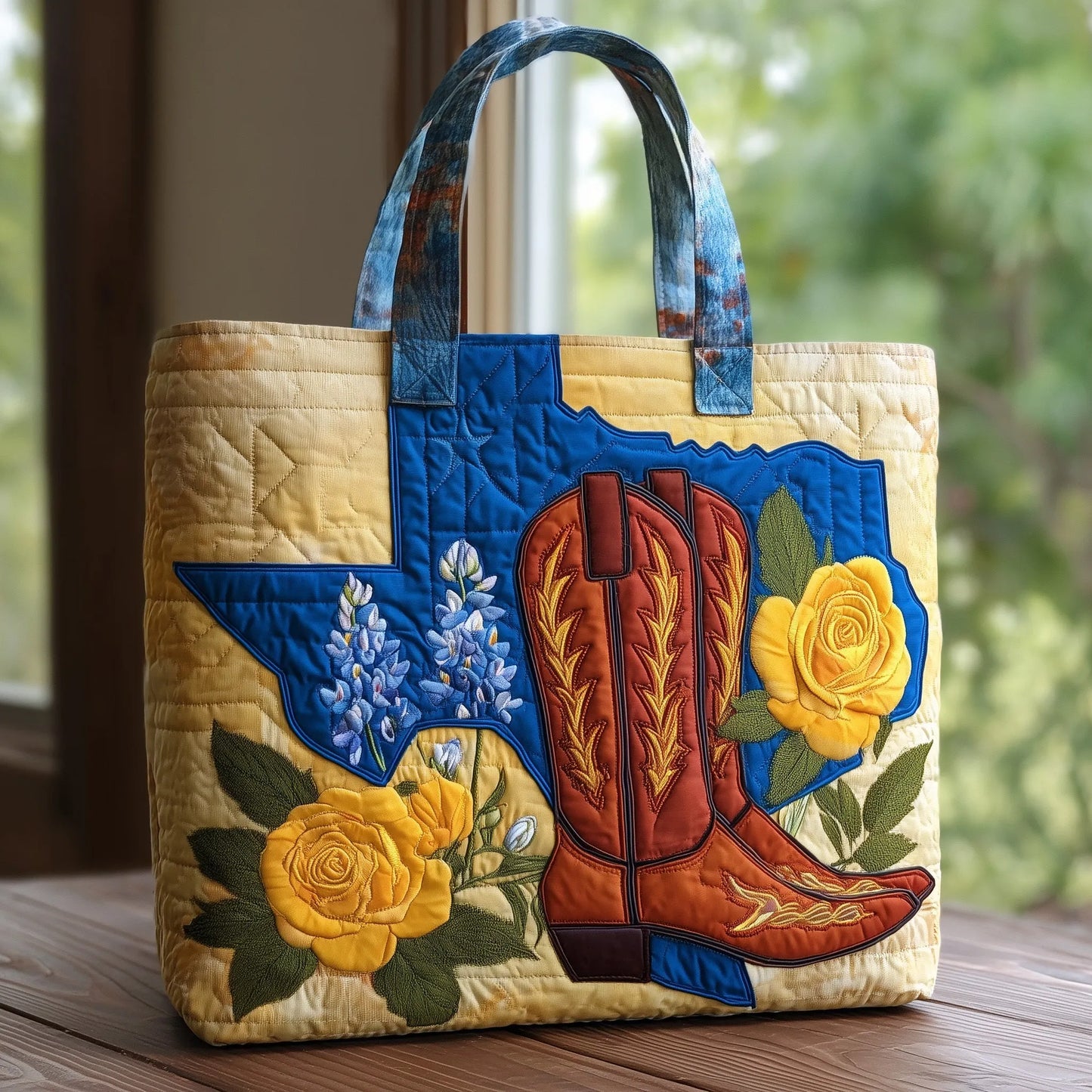 Texas Soul Quilted Tote Bag