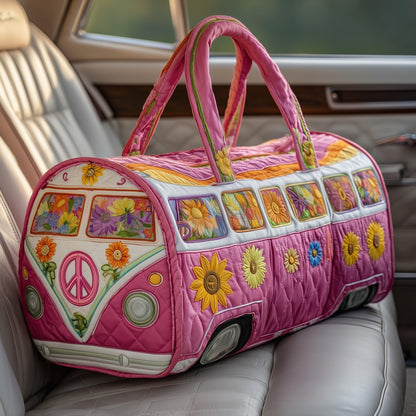 Hippie Van Quilted Duffle Bag
