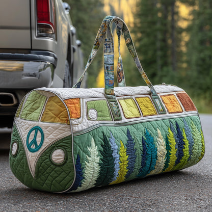 Hippie Van Quilted Duffle Bag