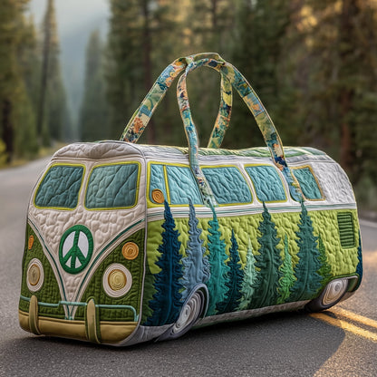 Hippie Van Quilted Duffle Bag