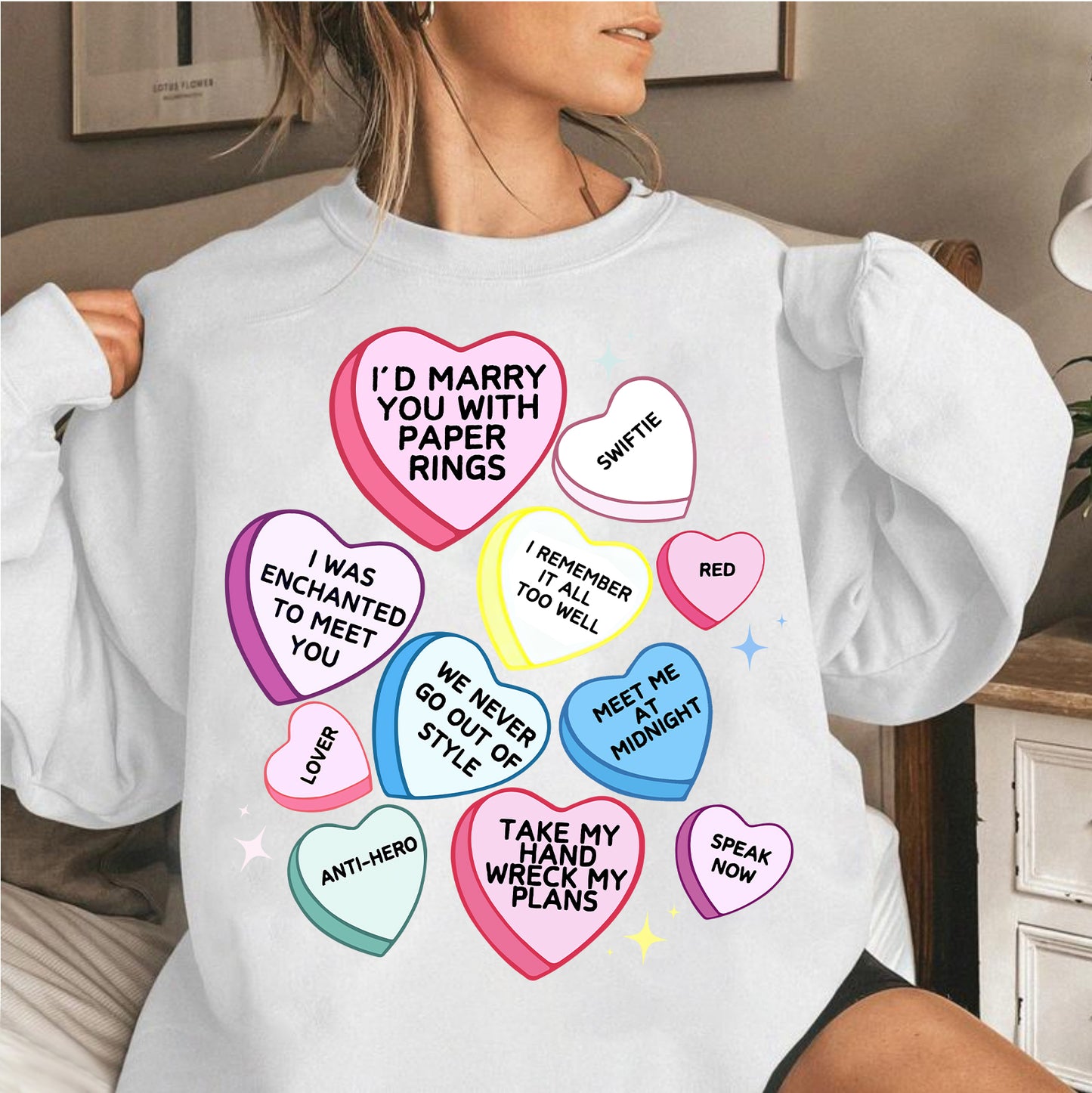 Swiftie Papers Rings Valentine Day Tee Shirt
