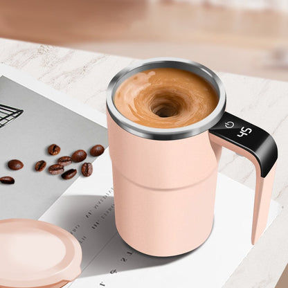 Electric coffee mug with a built-in LCD thermometer, perfect for brewing coffee, milk, cocoa, etc. 9