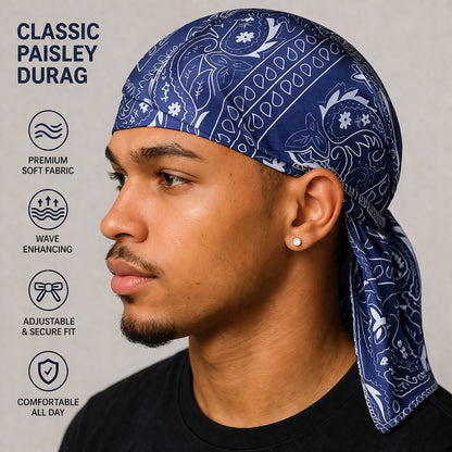 Paisley Cooling Headscarf Cap 3