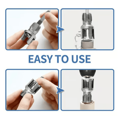 Pipe Tapping and Threading Tool | Dual-Specification Compatible 6