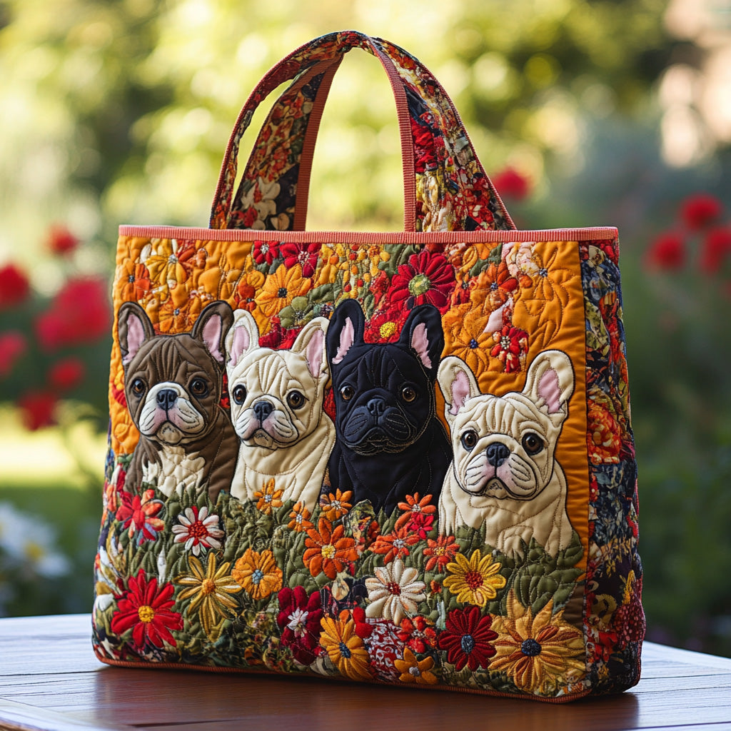 Rustle Snort Quilted Tote Bag