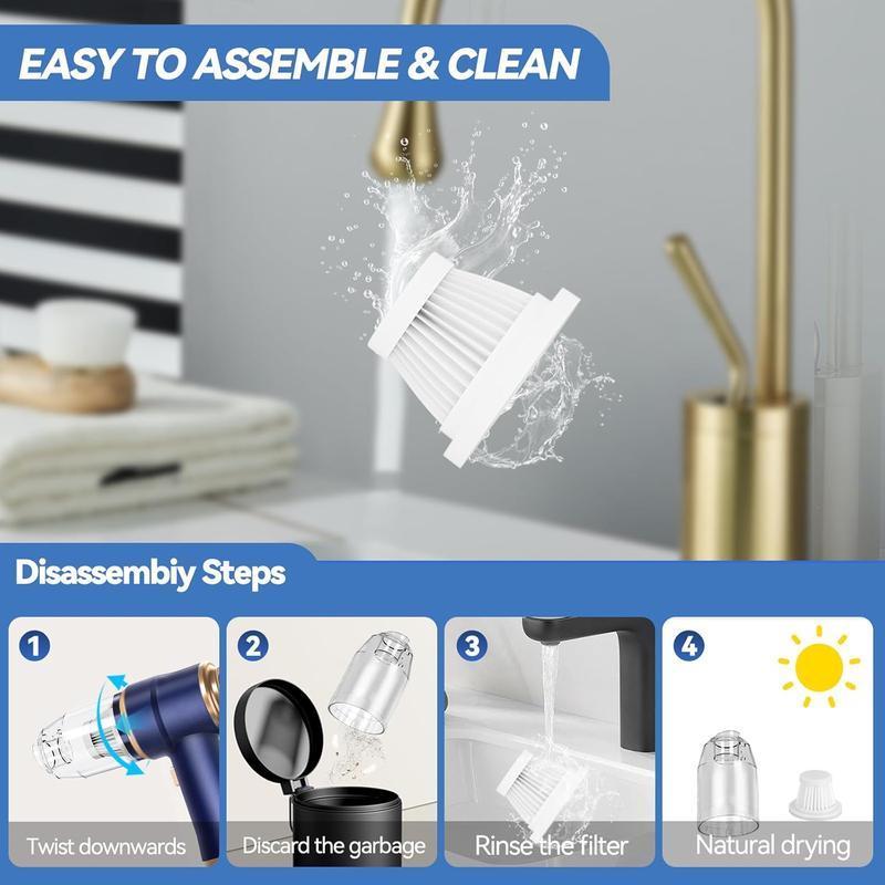 ZAKKA HUB™ Handheld Wireless Vacuum Cleaner 19000Pa High-Power Suction + Air Blower | 120W Cordless Cleaning Gun for Car, Home & Pets
