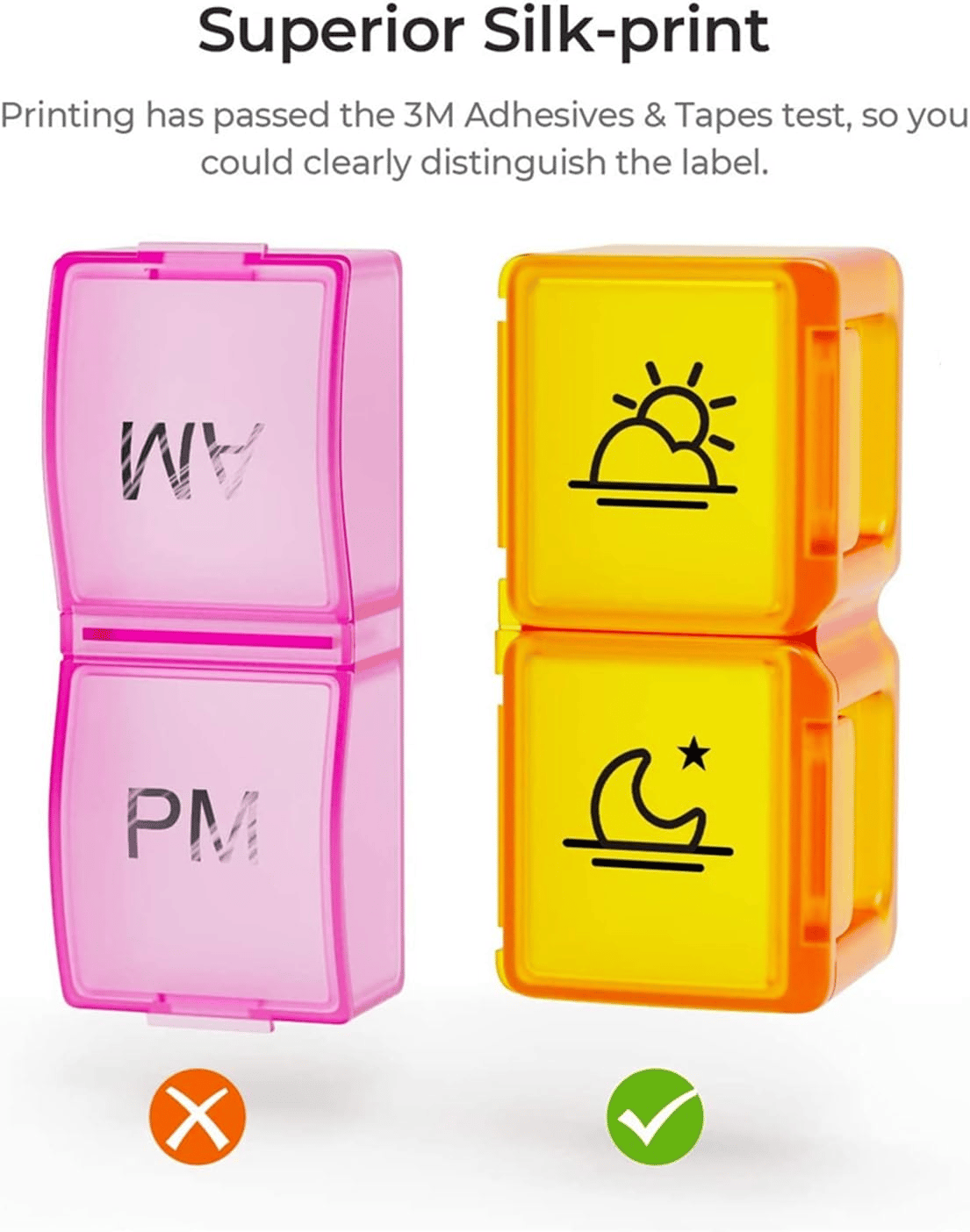 Monthly AM/PM Pill Organizer 5