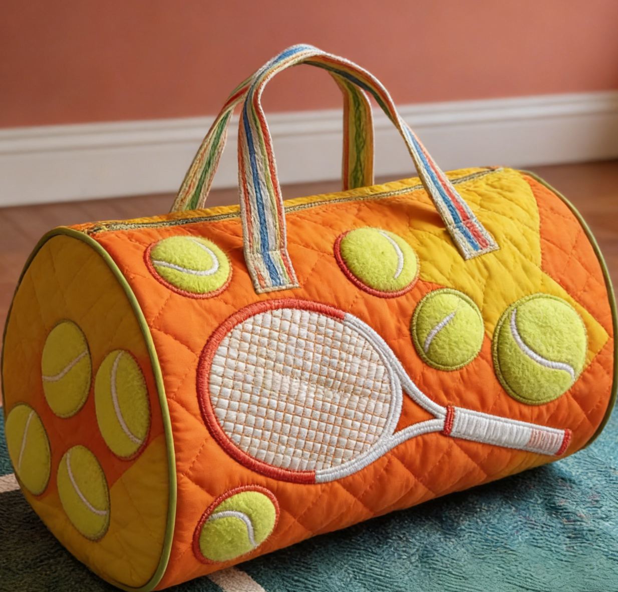 Stylish & Spacious Tennis Duffle Bag for Daily Use-QT8