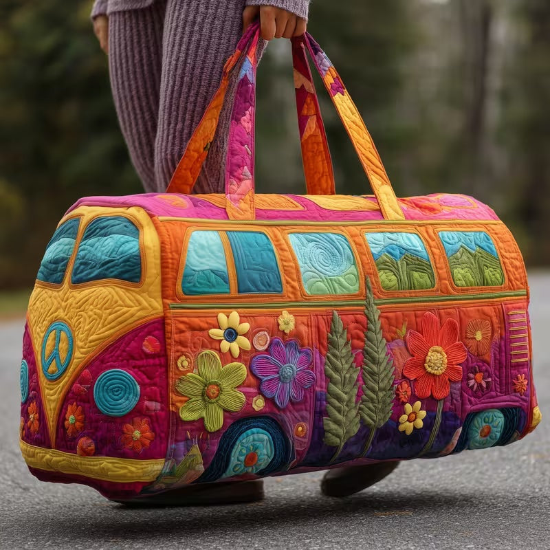 Hippie Van Quilted Duffle Bag GFTOTP16145