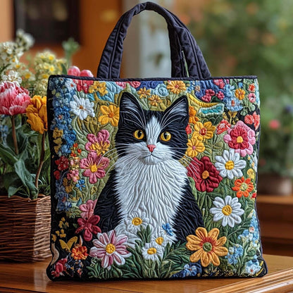 Bloomtail Charm Quilted Tote Bag