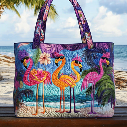Flock Star Quilted Tote Bag
