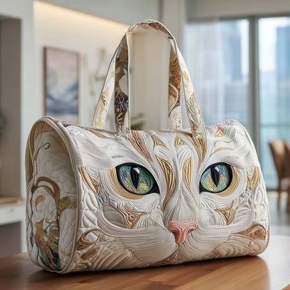 Catitude Quilted Duffle Bag