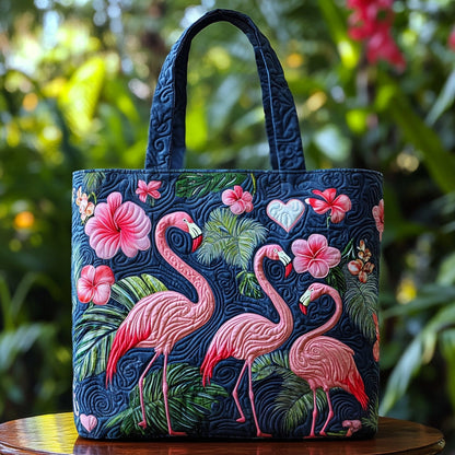 Chill Flock Quilted Tote Bag
