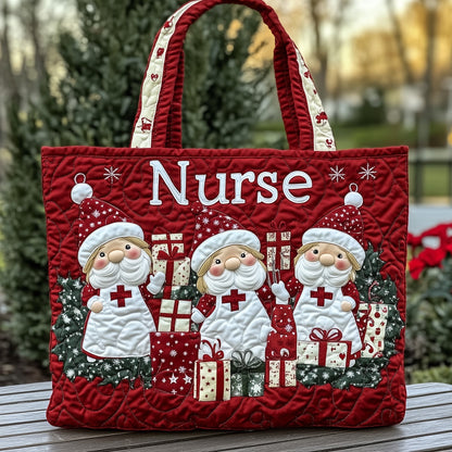 Nurse Quilted Tote Bag