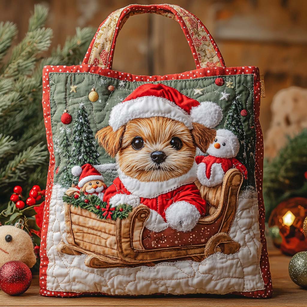 Shih Tzu Quilted Tote Bag