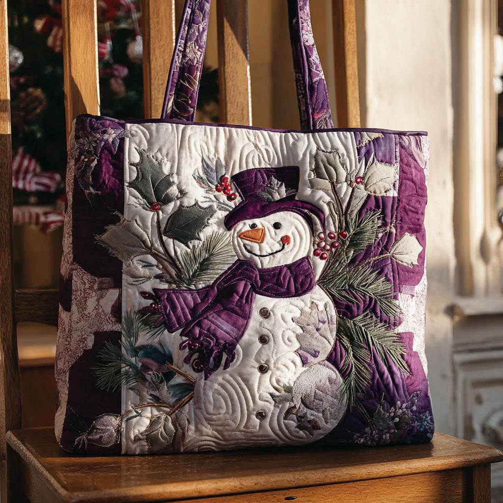 Tis the Season Quilted Tote Bag