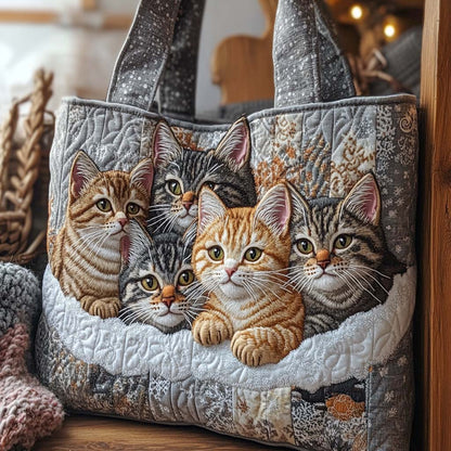 Warm Companions Quilted Tote Bag