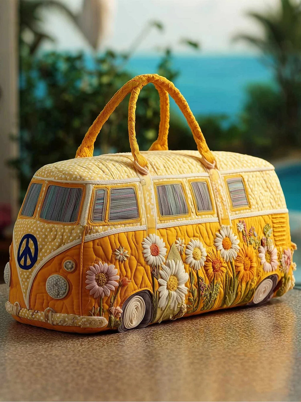 Hippie Van Quilted Duffle Bag YS90248
