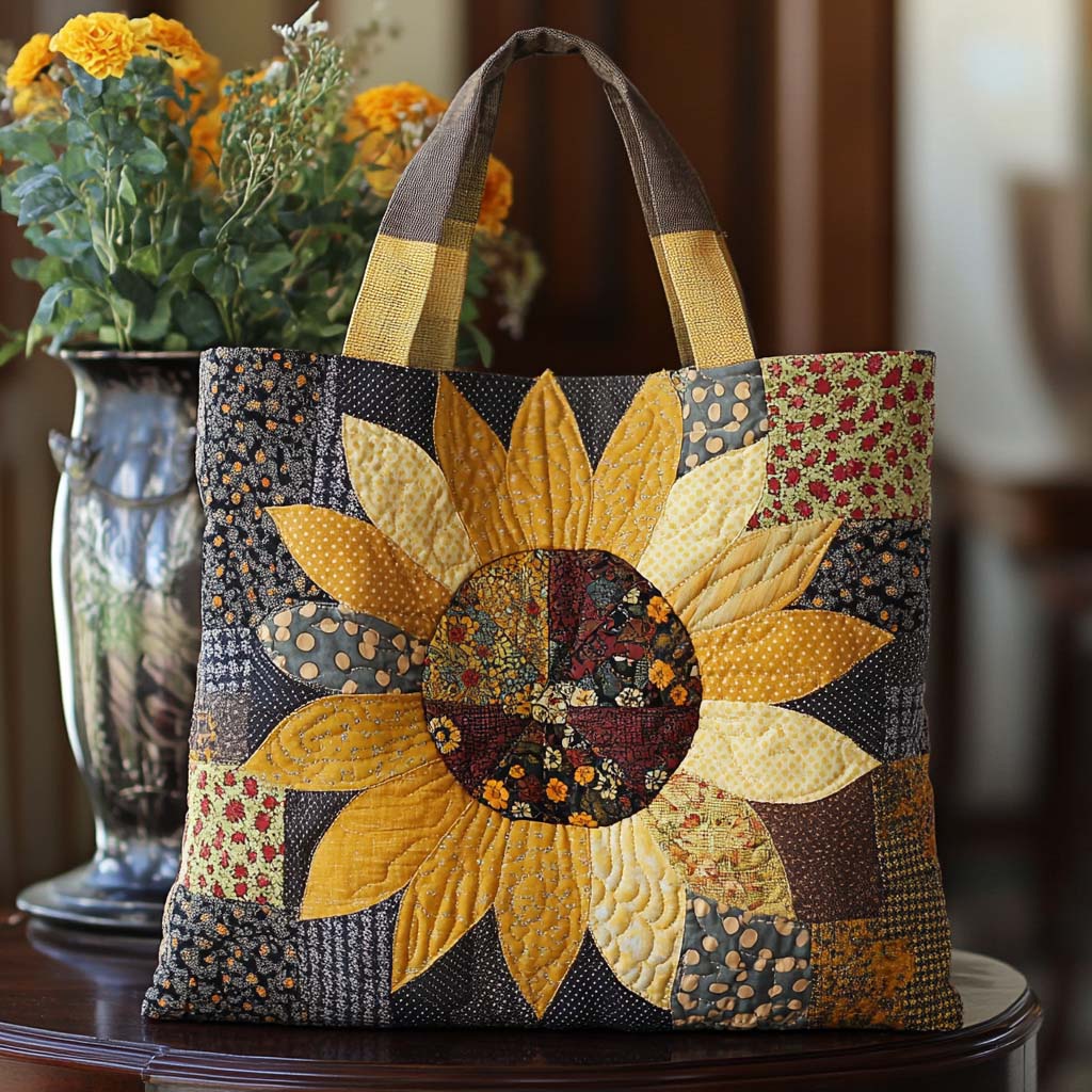 Country Glow Quilted Tote Bag