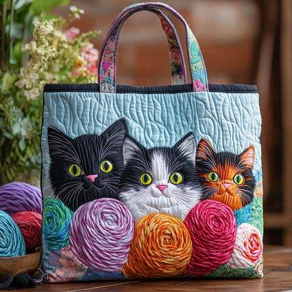 Yarn Guardians Quilted Tote Bag