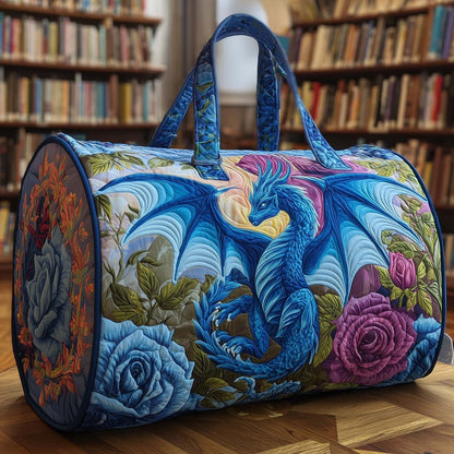 Blue Dragon Quilted Duffle Bag