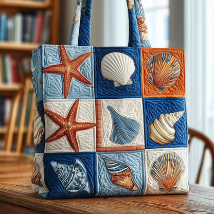 Ocean Breeze Quilted Tote Bag