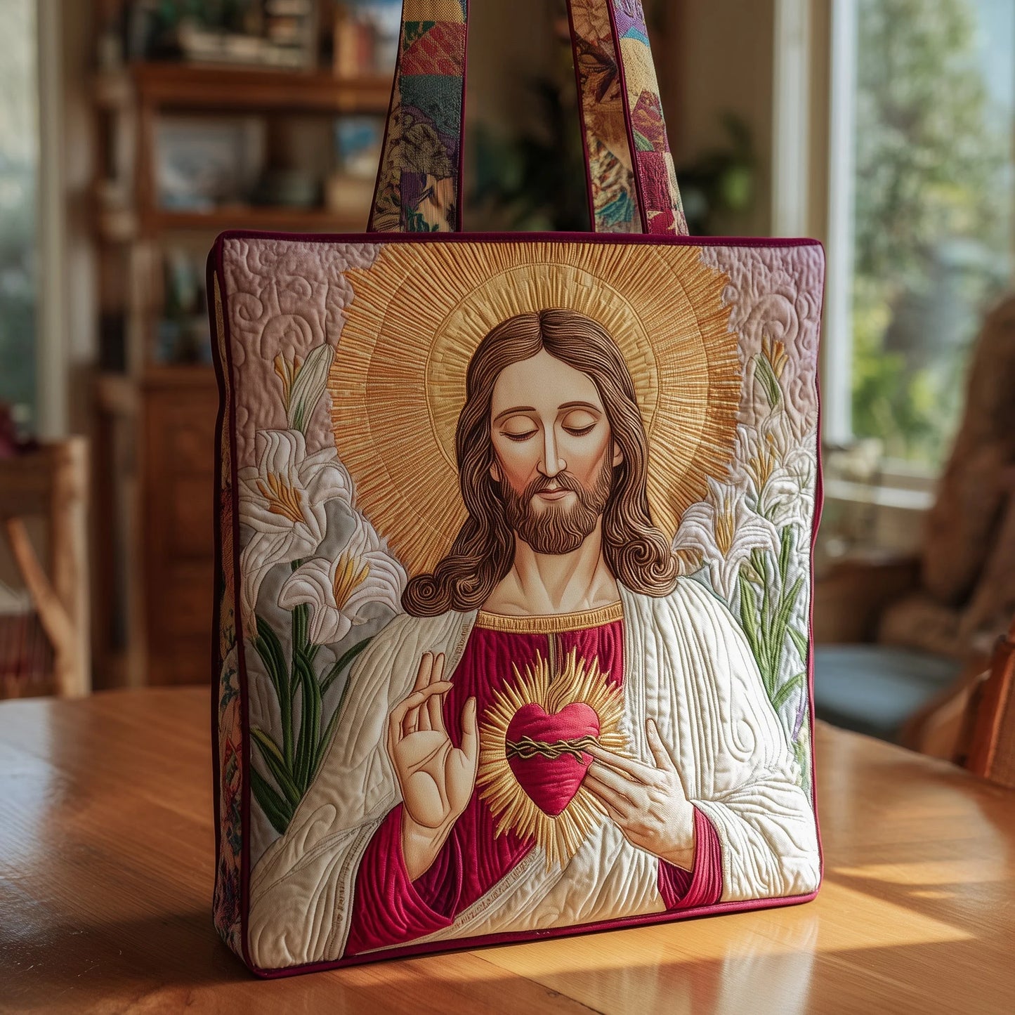 Blessing Wish Quilted Tote Bag