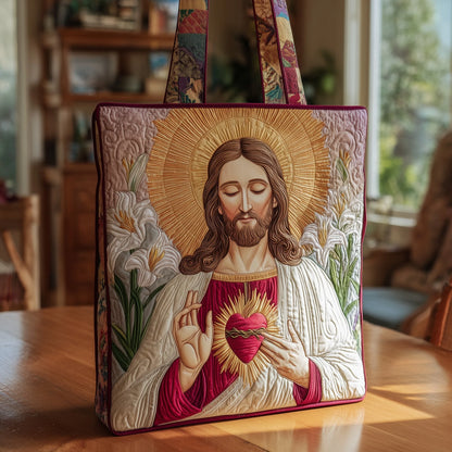 Blessing Wish Quilted Tote Bag